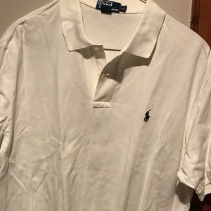 Polo white collard shirt